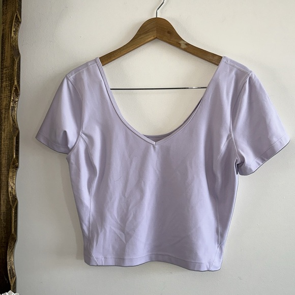 Lululemon Align Tshirt Size 12 Lavender Dew - Picture 2 of 6